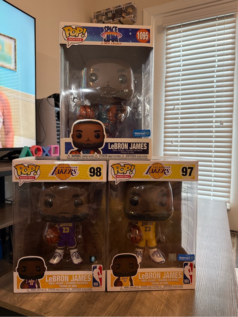 NIB, large Funko Pop! LeBron James, lot of 3, 10
Inches tall